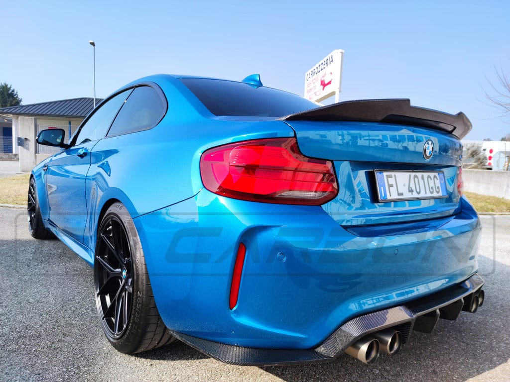 BMW M2 / M2C F87 Carbon Fibre Diffuser - V3 - view 3