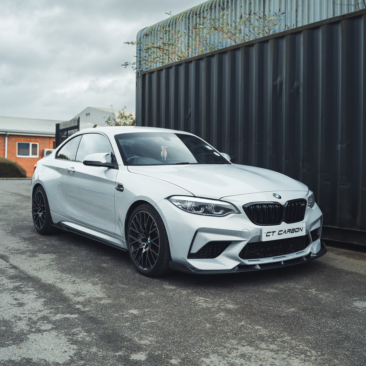 BMW M2C F87 2016-2021 Carbon Fibre Splitter - V2 - view 4
