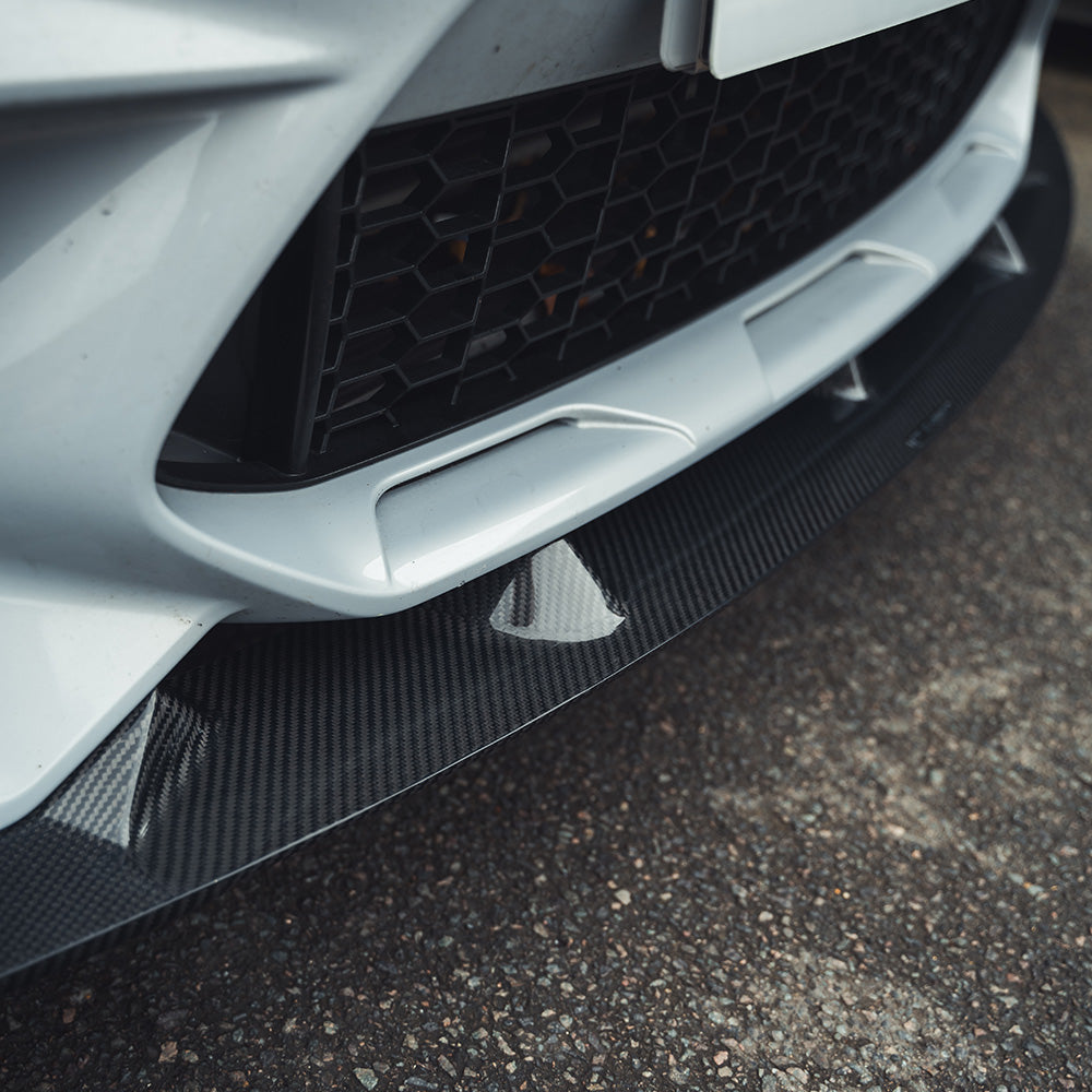 BMW M2C F87 2016-2021 Carbon Fibre Splitter - V2 - view 6