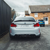 BMW M2/M2C F87 Carbon Fibre Diffuser - V6 - view 4