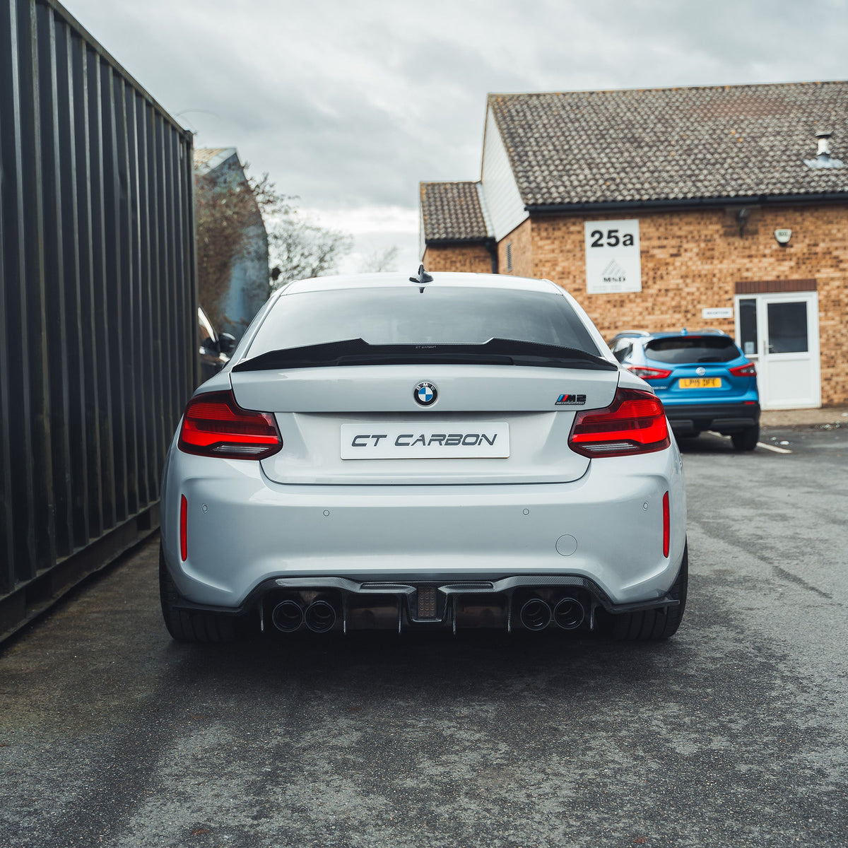 BMW M2/M2C F87 Carbon Fibre Diffuser - V6 - view 4