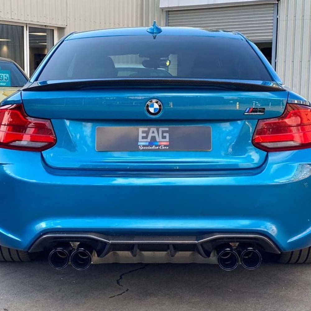 BMW M2/M2C F87 Carbon Fibre Diffuser - V1 - view 2