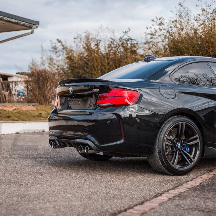 BMW M2/M2C F87 Carbon Fibre Diffuser - V2 - view 5
