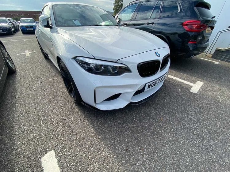 BMW M2/M2C F87 Carbon Fibre Middle Splitter - V5 - view 2