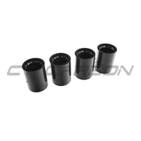 BMW M2/M3/M4/M5 F10/F80/F82/F83/F87 Carbon Fibre Exhaust Tips - Black X4 - view 3