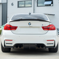 BMW M2/M3/M4/M5 F10/F80/F82/F83/F87 Carbon Fibre Exhaust Tips - Black X4 - view 4