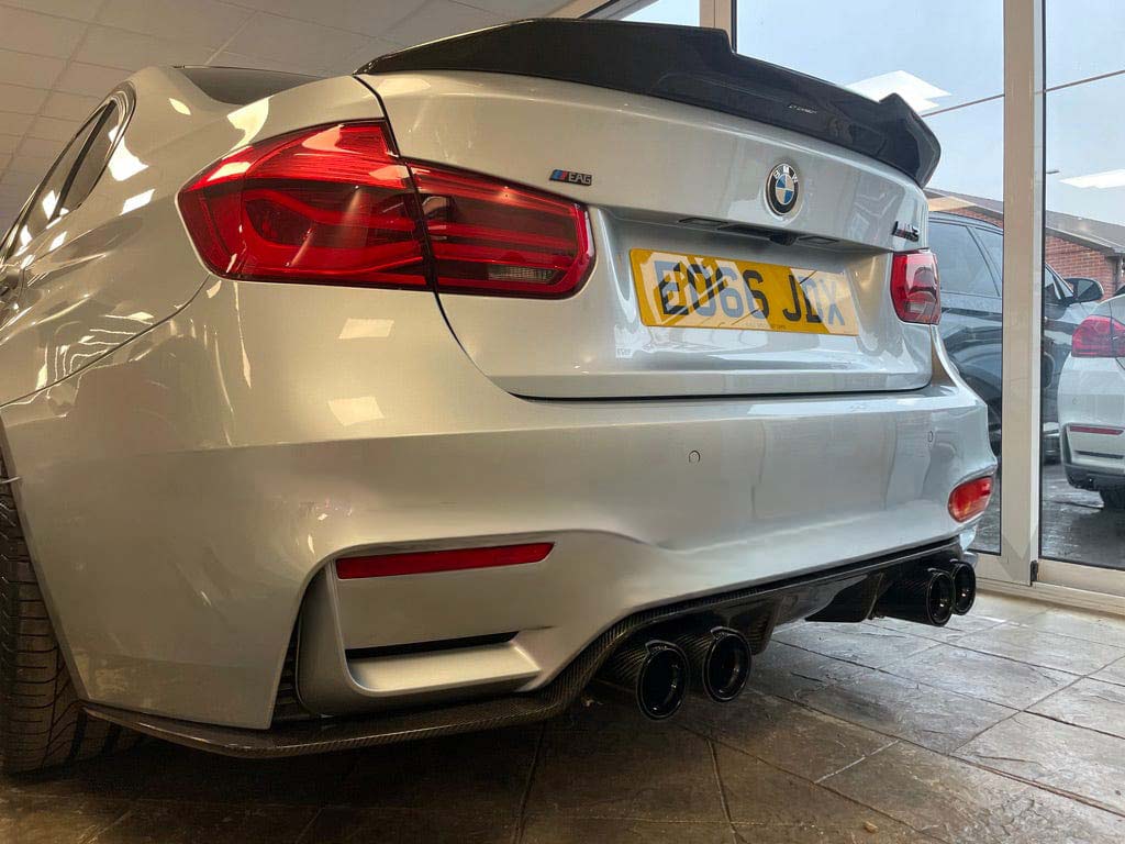 BMW M3 F80 & F30 3 Series Carbon Fibre Spoiler - V3 - view 2
