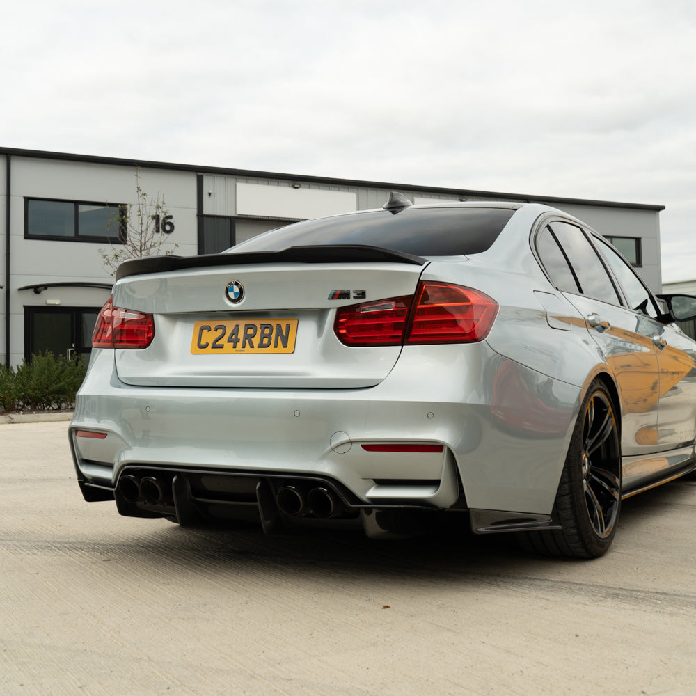 BMW M3/M4 (F80 F82 F83) Carbon Fibre Diffuser - V4 - view 3