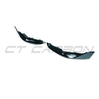 BMW M3 (G80 G81) Gloss Black Rear Bumper Corners - view 3