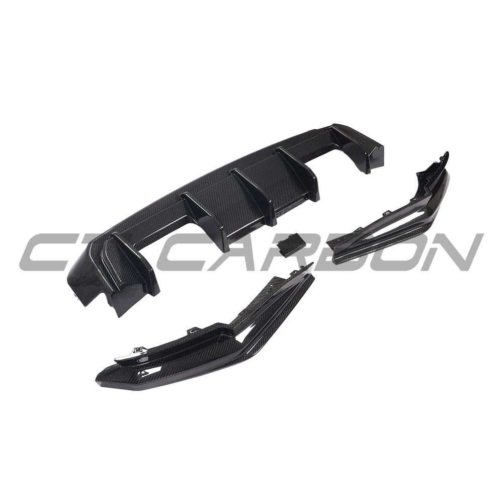 BMW M3 G80/G81 Carbon Fibre Diffuser - V1 - CT Design - view 17