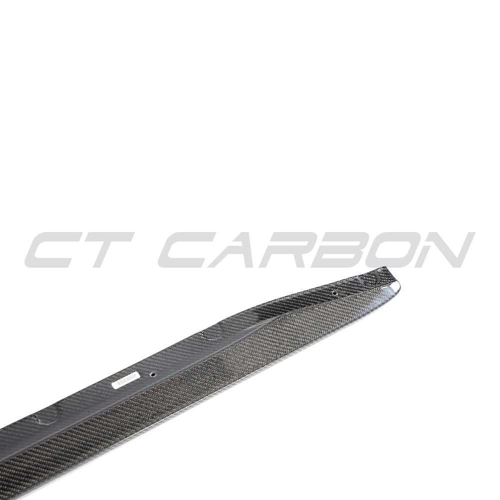 BMW M3 G80/G81 Carbon Fibre Side Skirt Extensions - V6 - view 5