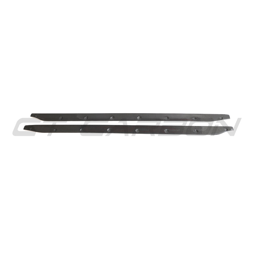 BMW M3 G80/G81 Carbon Fibre Side Skirt Extensions - V6 - view 8