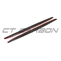 BMW M3 G80/G81 Carbon Fibre Side Skirt Extensions - V3 - CT Design - view 12