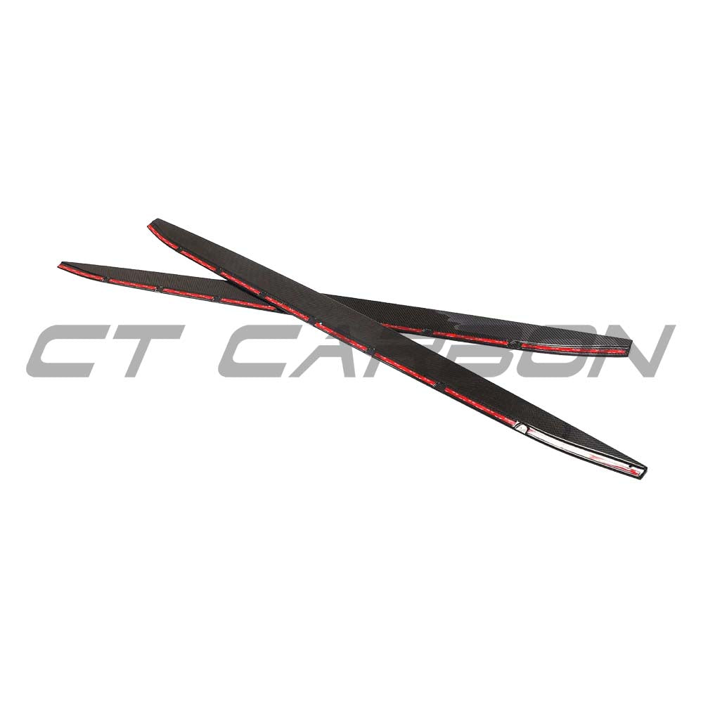 BMW M3 G80/G81 Carbon Fibre Side Skirt Extensions - V3 - CT Design - view 13