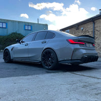 BMW M3 G80/G81 Carbon Fibre Side Skirt Extensions - V3 - CT Design - view 6