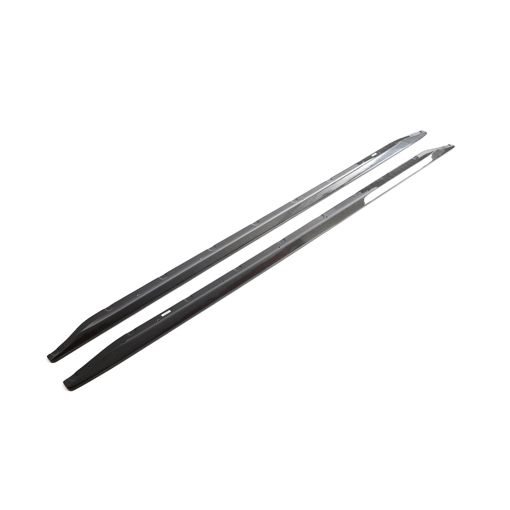 BMW M3 G80/G81 Carbon Fibre Side Skirt Extensions - V6