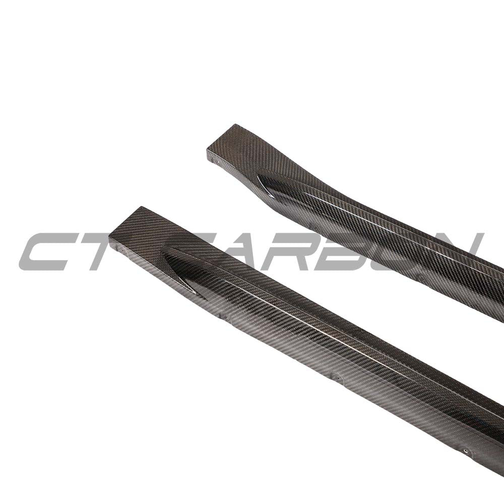 BMW M3 G80/G81 Carbon Fibre Side Skirt Replacement - V4 - CT Design - view 7