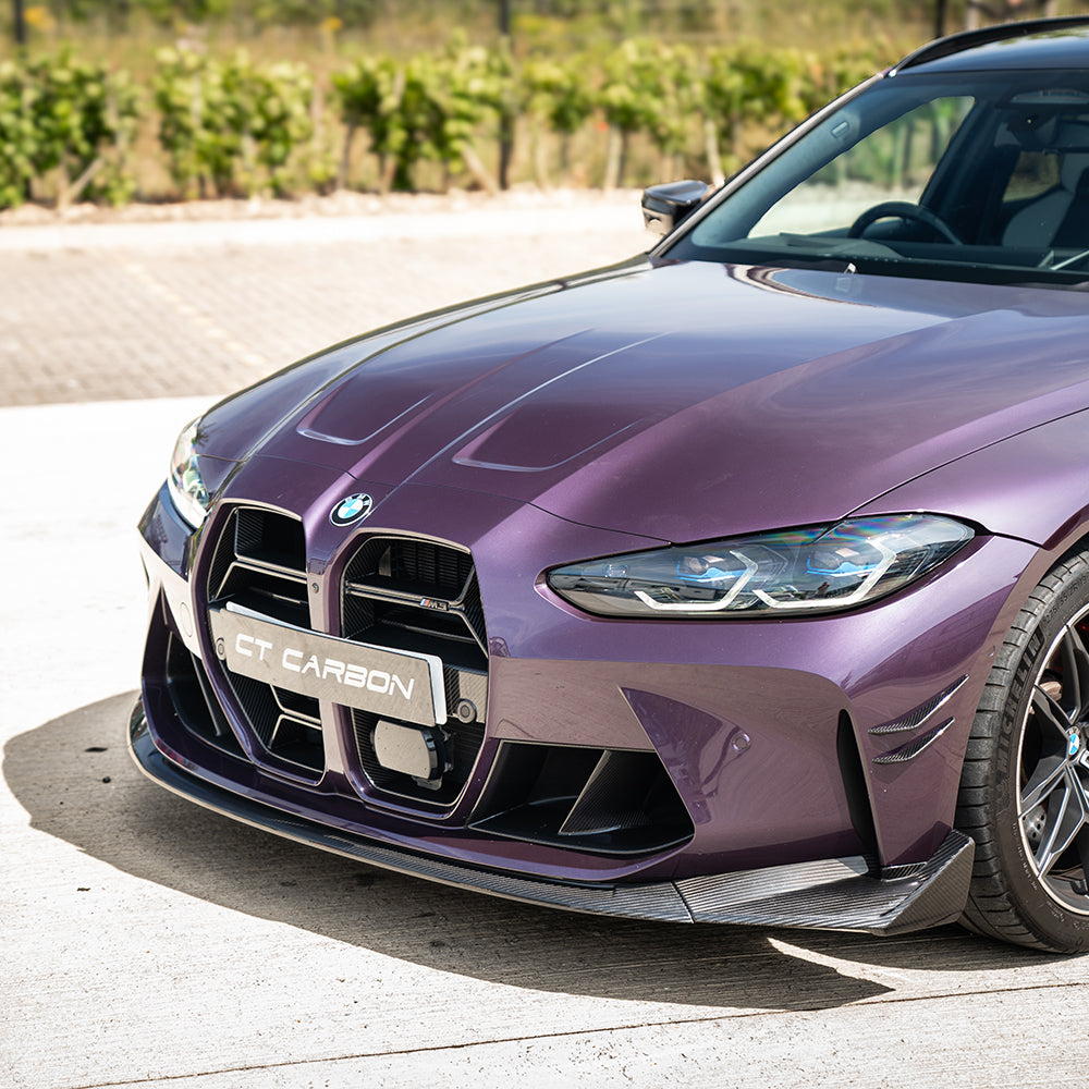 BMW M3 & M4 G80/G81/G82/G83 Carbon Fibre Splitter - V5 - view 3