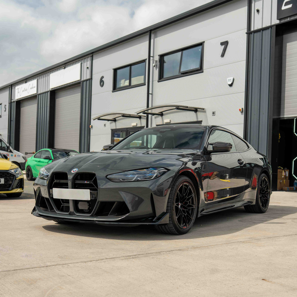 BMW M3 & M4 G80/G81/G82/G83 Gloss Black Splitter - V1 - view 2