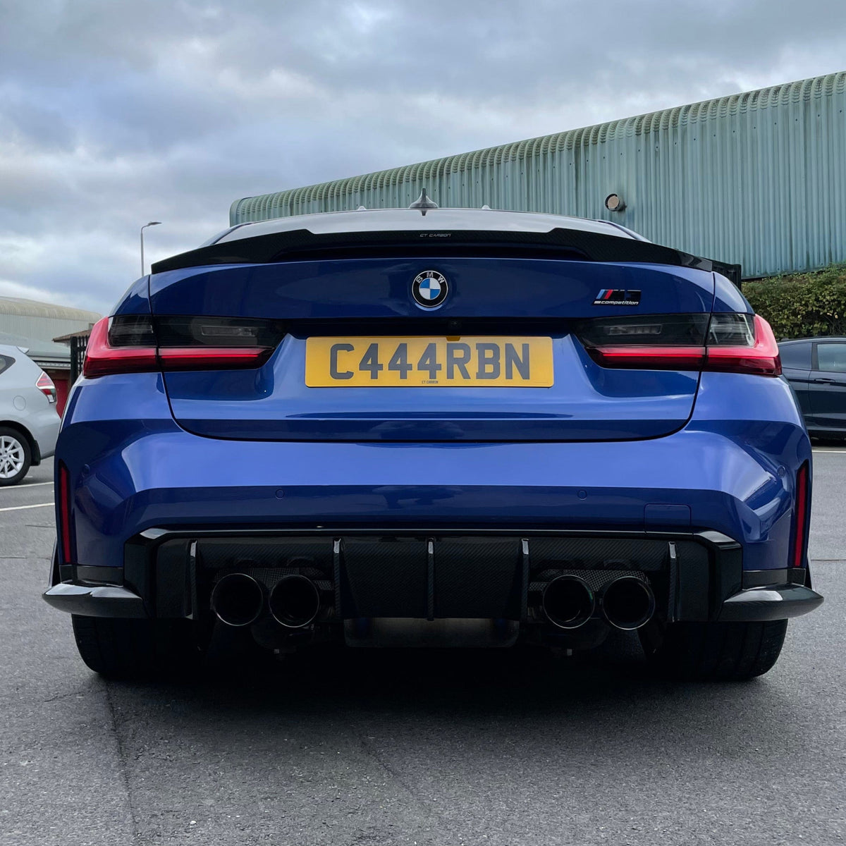 BMW M3/3 Series G80/G20 2018+ Carbon Fibre Spoiler - V8 - view 4