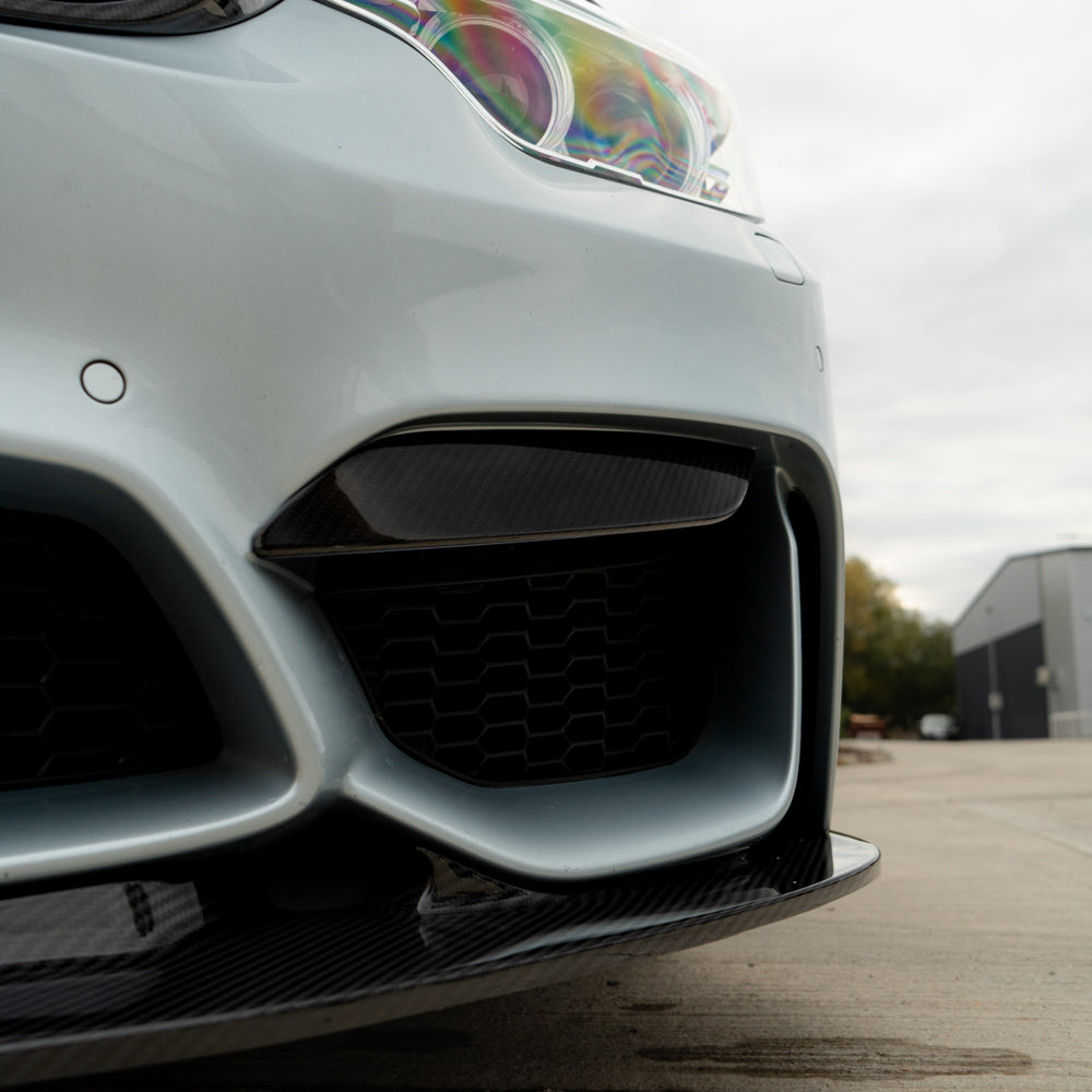 BMW M3/M4 (F80 F82 F83) Upper Front Carbon Fibre Canards - view 2