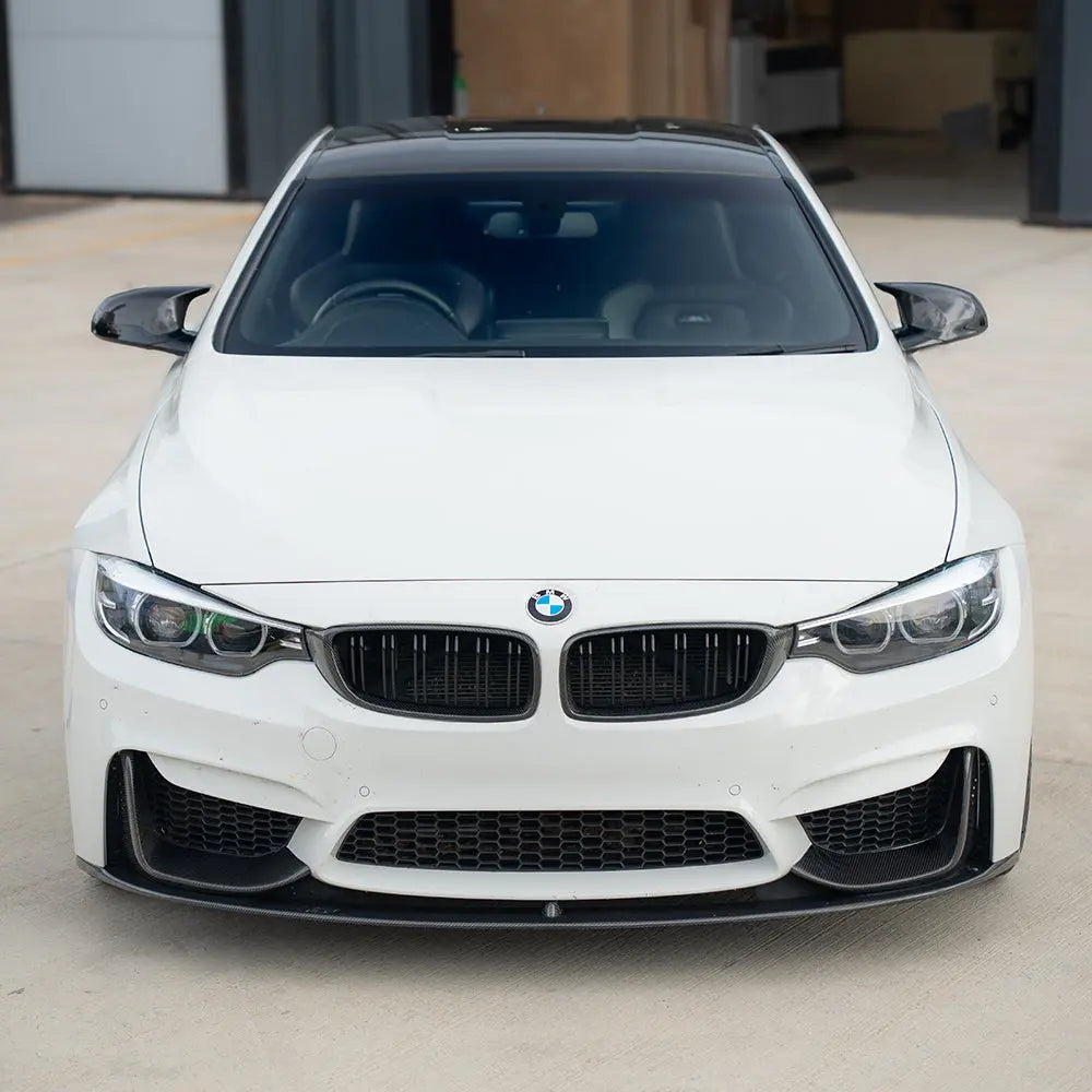 BMW M3/M4 F80/F82/F83 2014-2020 Carbon Fibre Splitter (3 Piece) - V1 - view 2