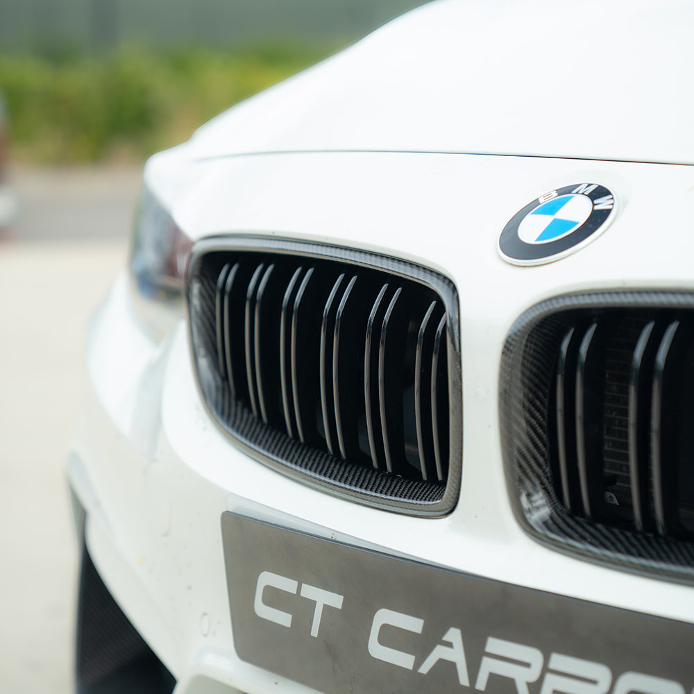 BMW M3/M4 F80/F82/F83 Carbon Fibre Front Grilles - view 6