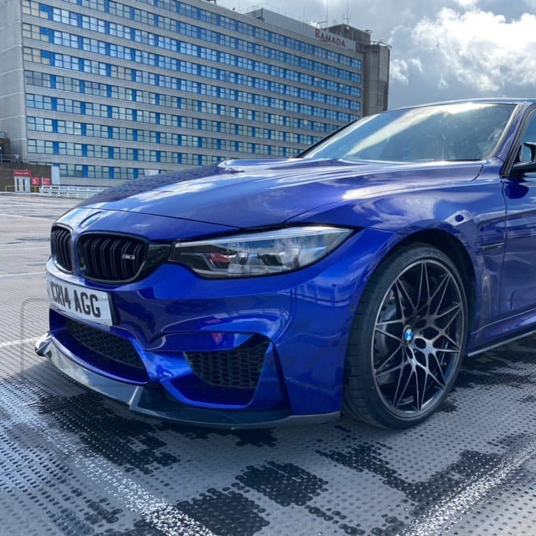 BMW M3/M4 F80/F82/F83 2014-2020 Carbon Fibre Splitter - V2 - view 2