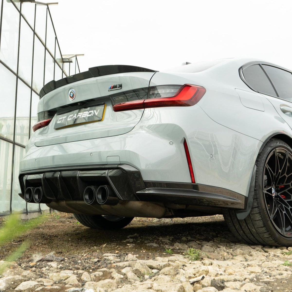 BMW M3/M4 G80/G81/G82/G83 Carbon Fibre Diffuser - V2 - view 2