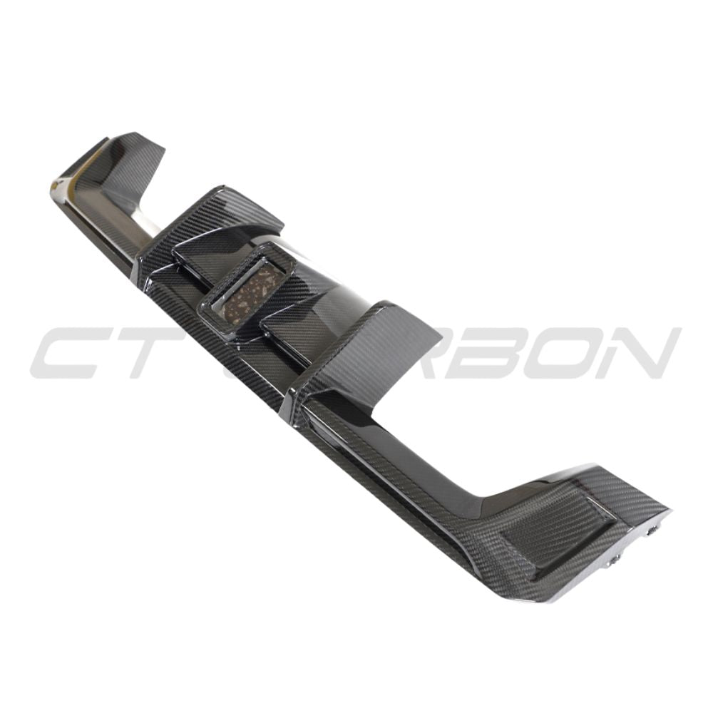 BMW M3/M4 G80/G81/G82/G83 Carbon Fibre Diffuser With Led - V3 - CT Design - view 12