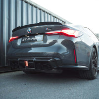 BMW M3/M4 G80/G81/G82/G83 Carbon Fibre Diffuser With Led - V3 - CT Design - view 3