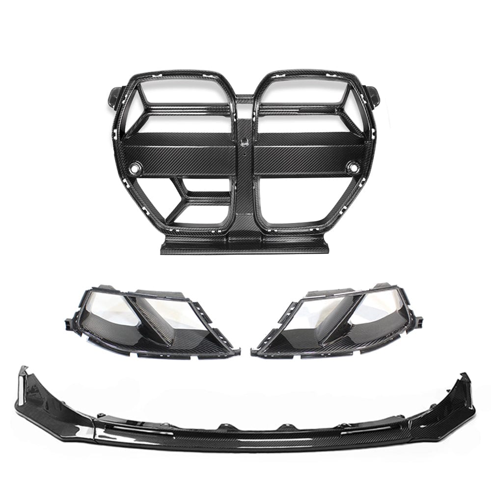 BMW M3/M4 G80/G81/G82/G83 Carbon Fibre Front End Kit - V5 With Acc