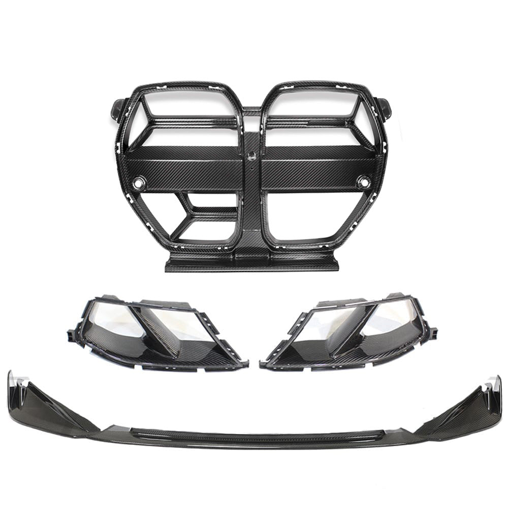 BMW M3/M4 G80/G81/G82/G83 Carbon Fibre Front End Pack (acc) - V2