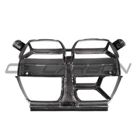 BMW M3/M4 G80/G81/G82/G83 Carbon Fibre Grille - With Acc - V2 - view 5
