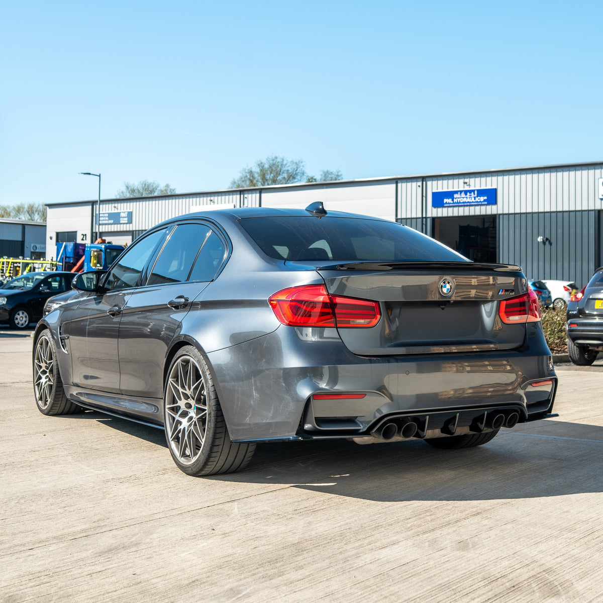 BMW 3 Series F30 Gloss Black Spoiler - V1 - view 2