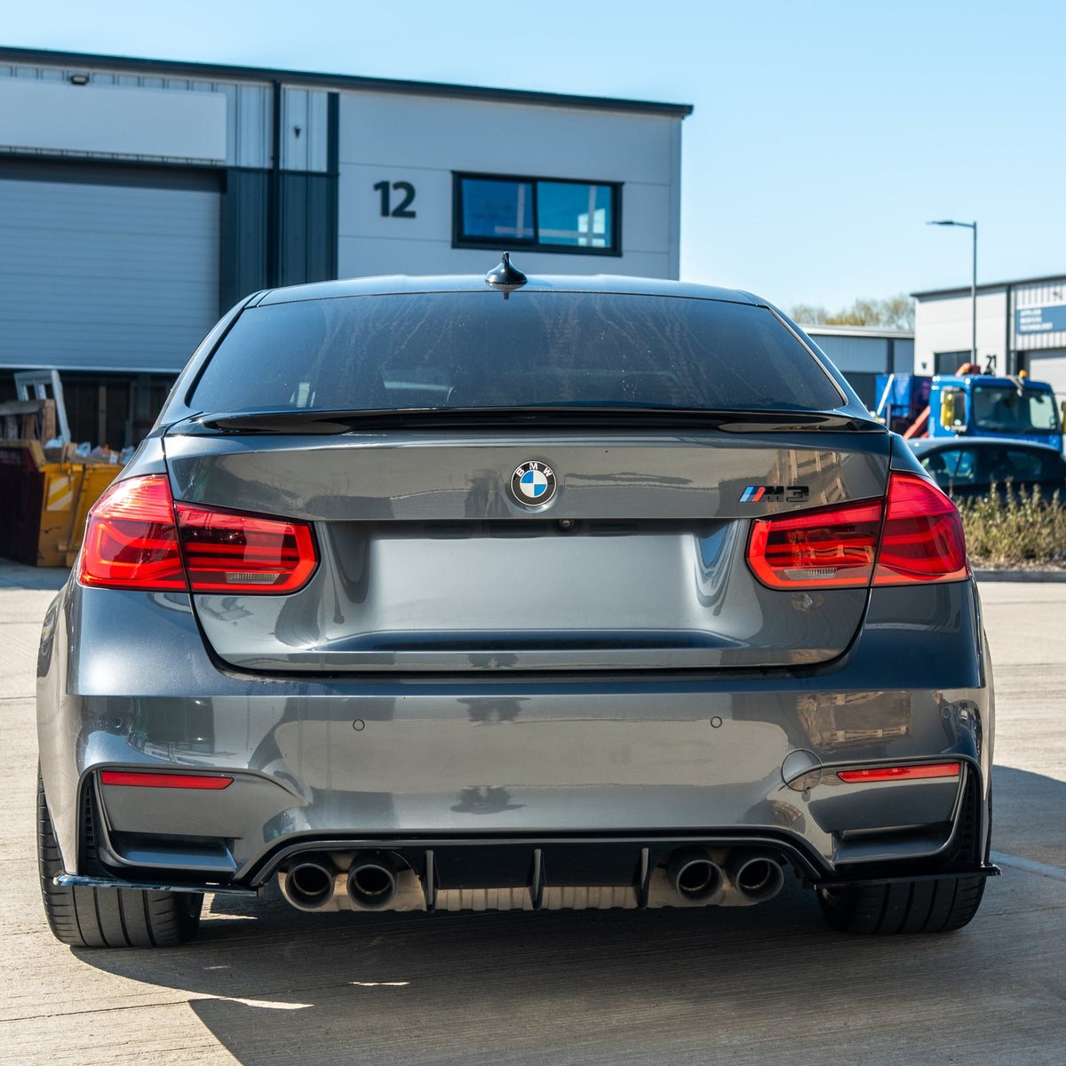 BMW 3 Series F30 Gloss Black Spoiler - V1 - view 5