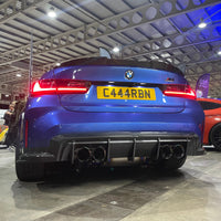 BMW M4 G82/G83 2021+ Carbon Fibre Diffuser V1 - CT Design - view 4