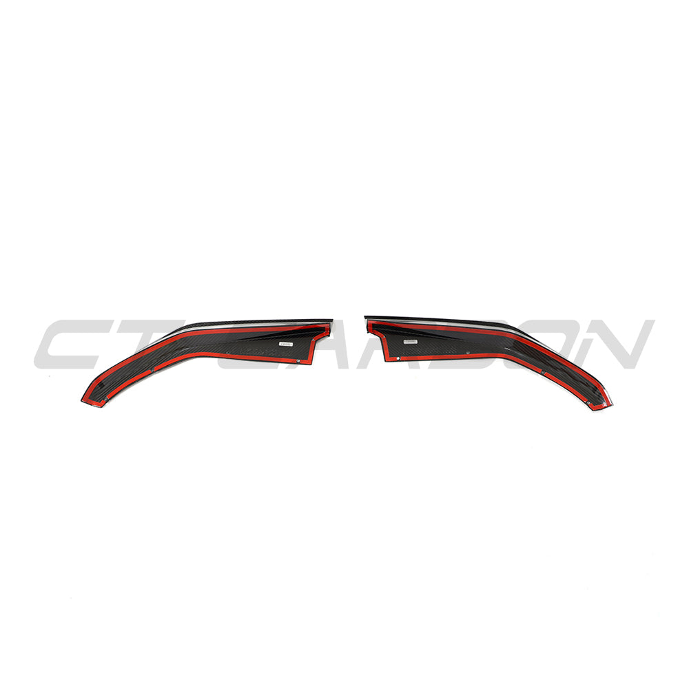 BMW M4 G82/G83 Carbon Fibre Rear Corner Extensions - CT Design - view 4