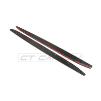 BMW M4 G82/G83 Carbon Fibre Side Skirt Extensions V1 - CT Design - view 16