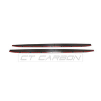 BMW M4 G82/G83 Carbon Fibre Side Skirt Extensions V1 - CT Design - view 7