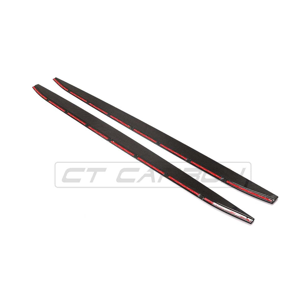 BMW M4 G82/G83 Carbon Fibre Side Skirt Extensions V1 - CT Design - view 8