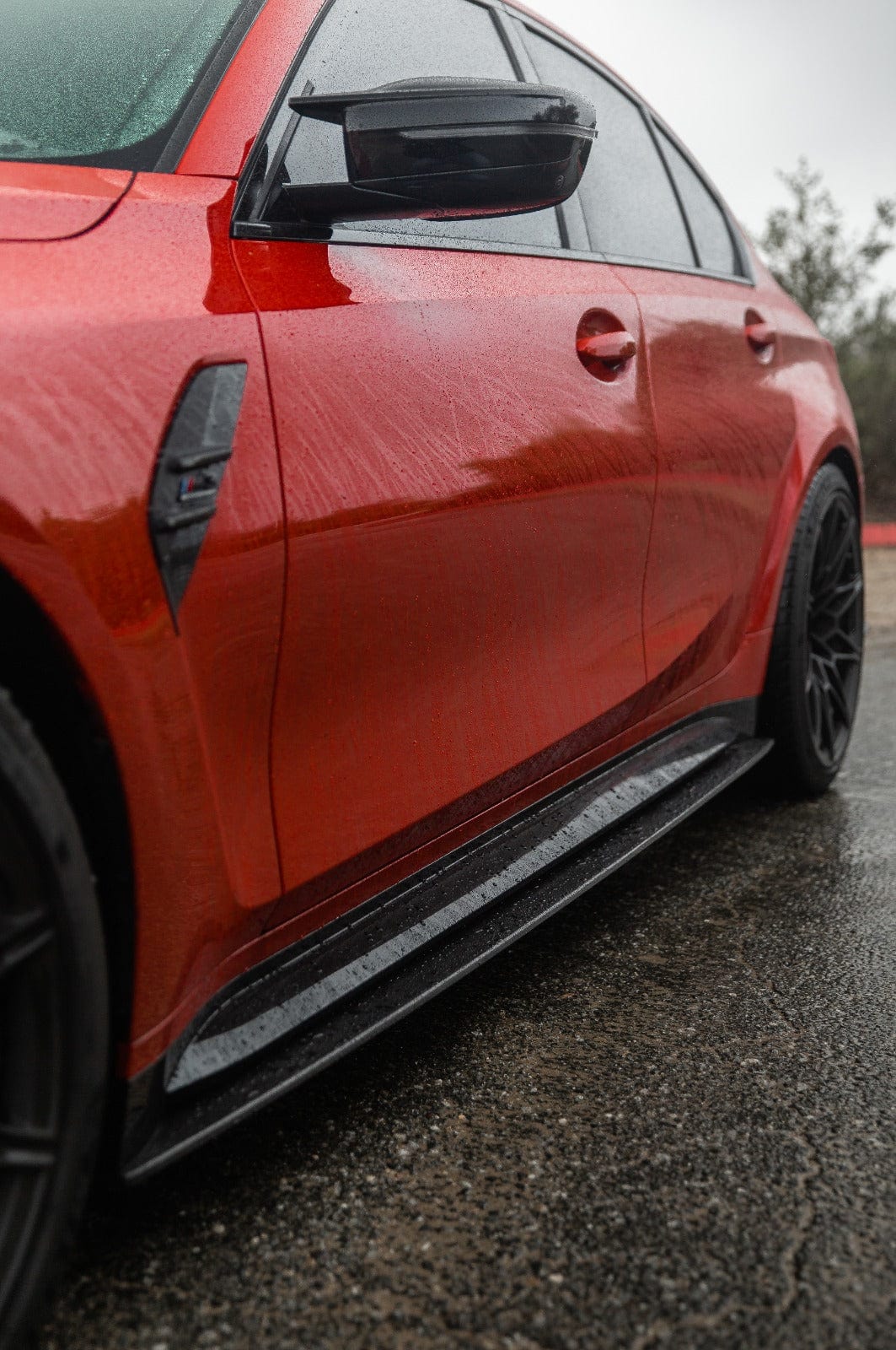 BMW M4 G82/G83 Carbon Fibre Side Skirt Replacement V1 - CT Design - view 3