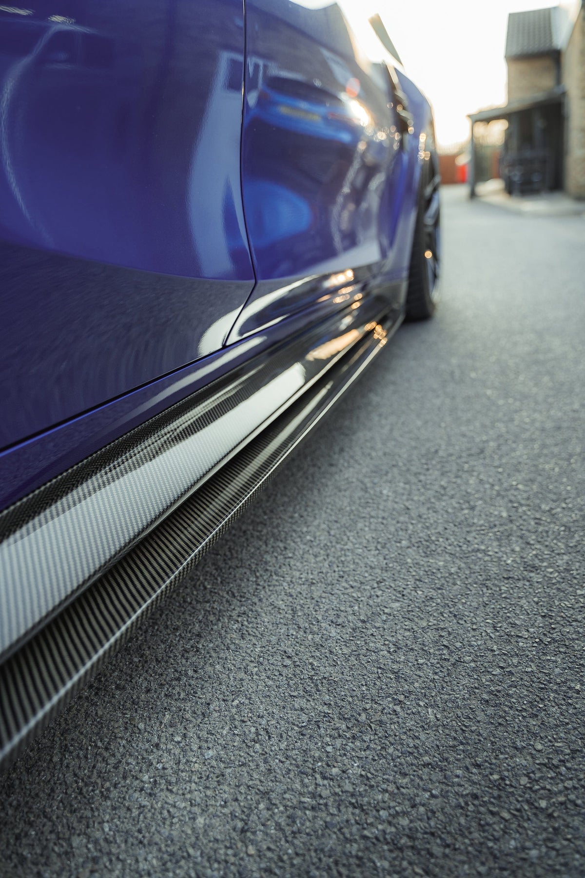 BMW M4 G82/G83 Carbon Fibre Side Skirt Replacement & Extension - CT Design - view 2