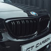 BMW M2 F87 & F22 2 Series Double Slat Black Grilles - view 2