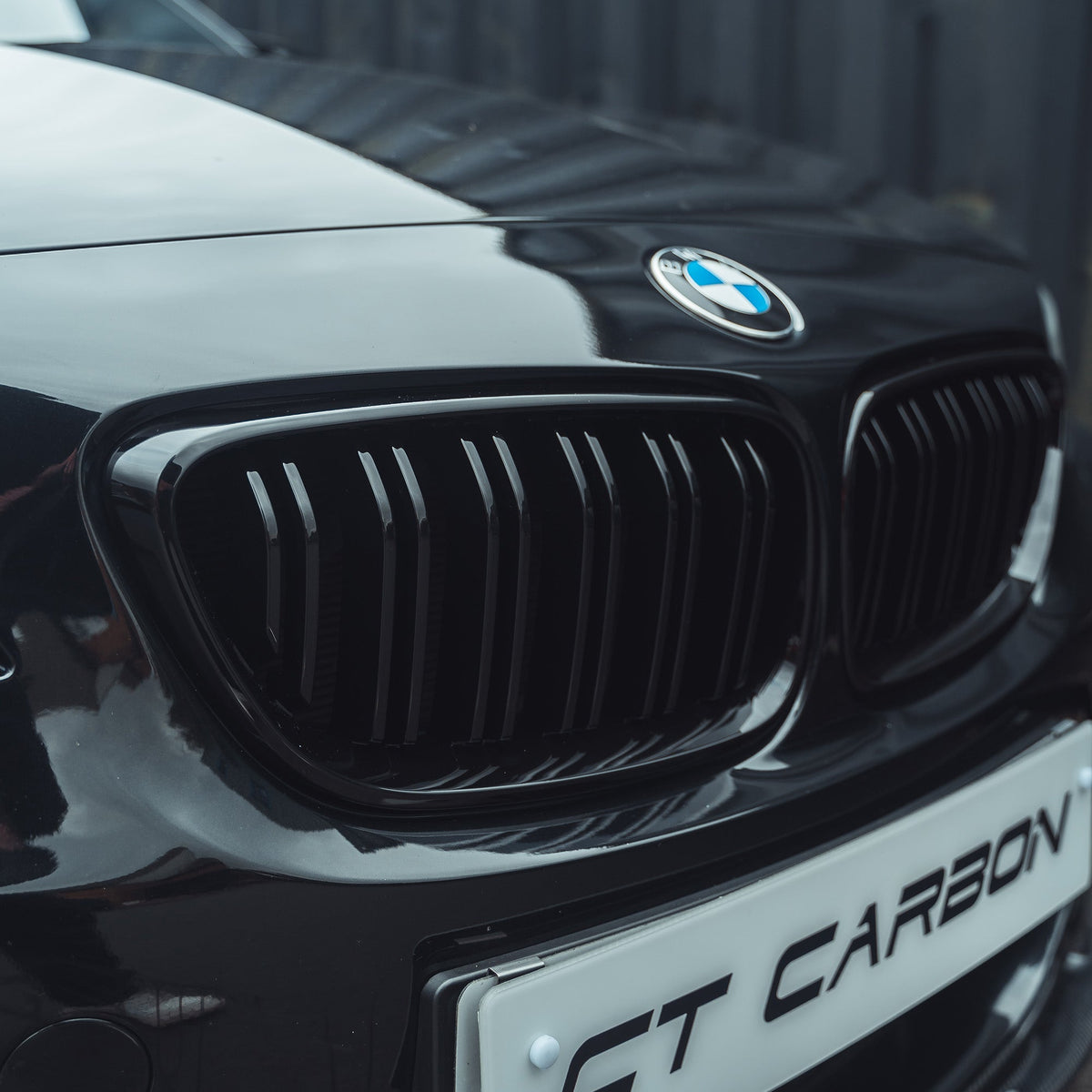 BMW M2 F87 & F22 2 Series Double Slat Black Grilles - view 2