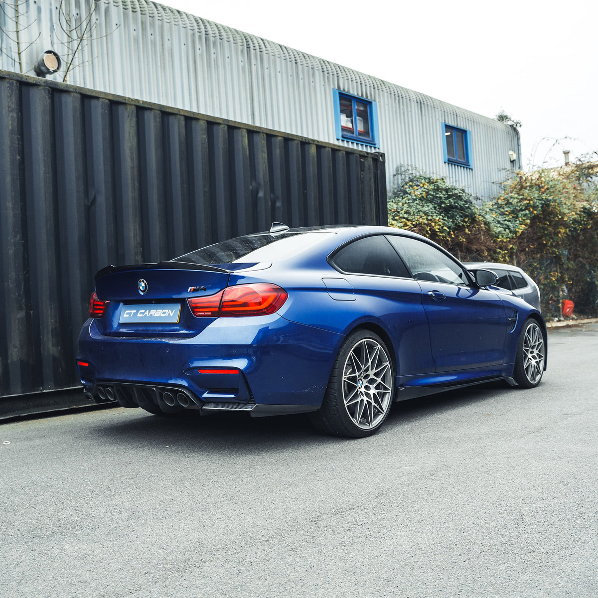 BMW M3/M4 (F80 F82 F83) 2014-2020 Carbon Fibre Side Skirts - V2 - view 5