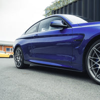 BMW M3/M4 (F80 F82 F83) 2014-2020 Carbon Fibre Side Skirts - V2 - view 3