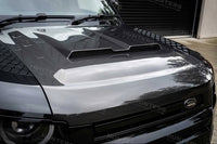 Defender L663 Carbon Fibre Bull Nose Bonnet - view 5