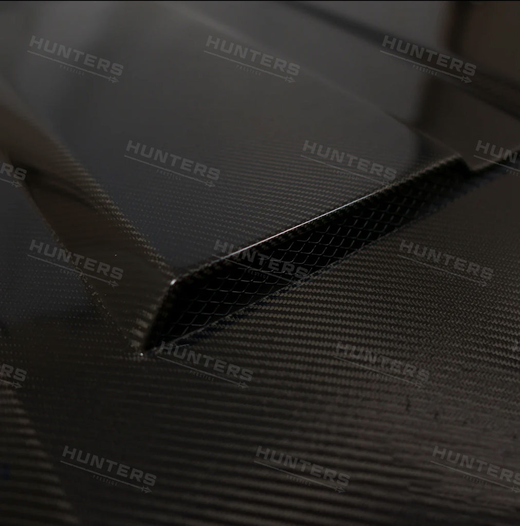 Defender L663 Carbon Fibre Bull Nose Bonnet - view 8