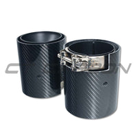 BMW F40/F44 M135I & M235I Carbon Fibre Exhaust Tips - Matte Black (set Of 2) - view 5